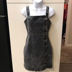 Divided button down dress